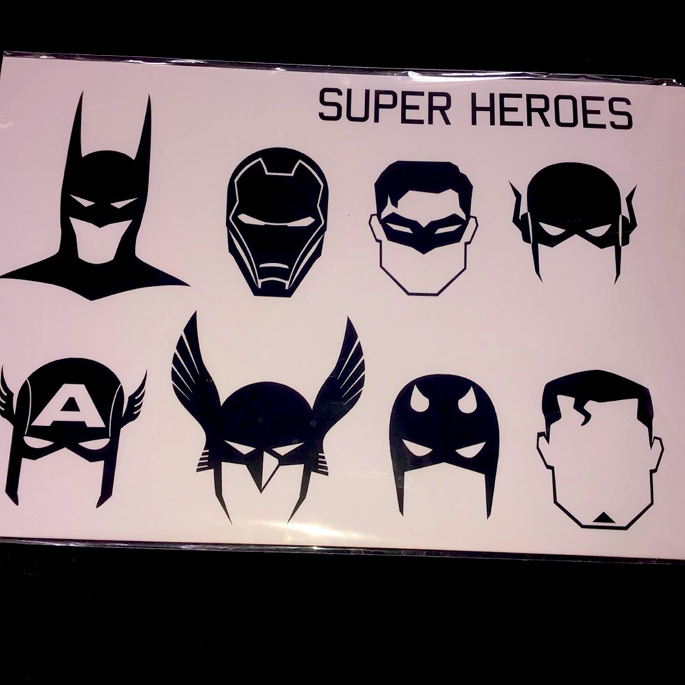 Superhero poster/wall decor